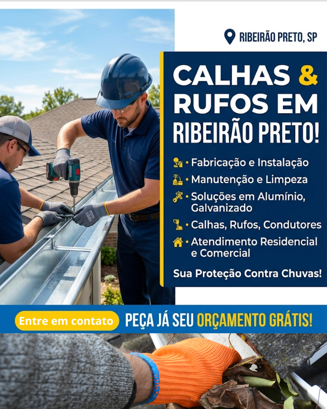 Calhas, Rufos, Telhado